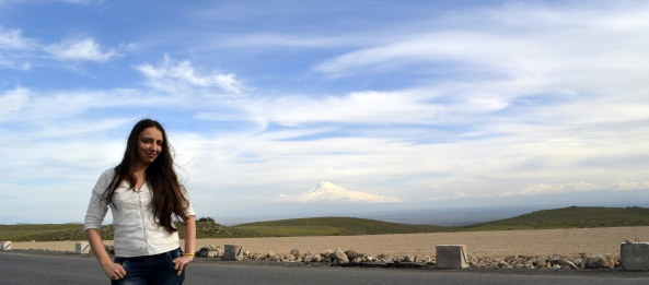 Mount Ararat: On the way to Aruch Cathedral